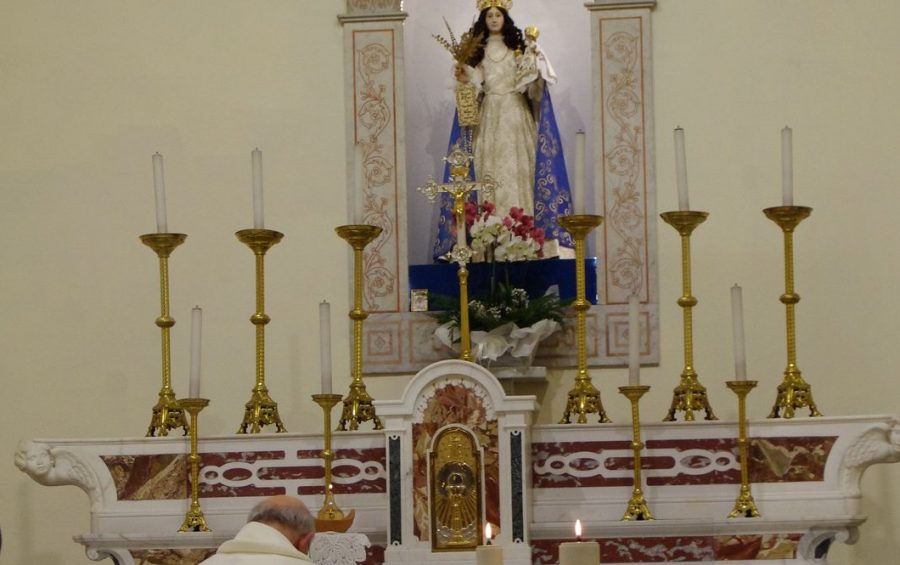 Mons. Zedda affida la diocesi alla Madonna delle Grazie