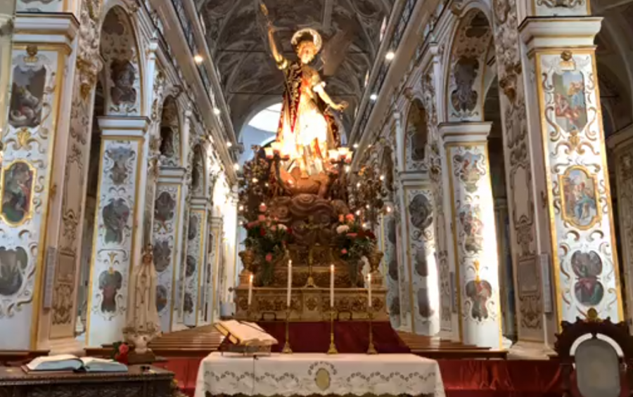 San Michele, la Messa di mons. Russotto