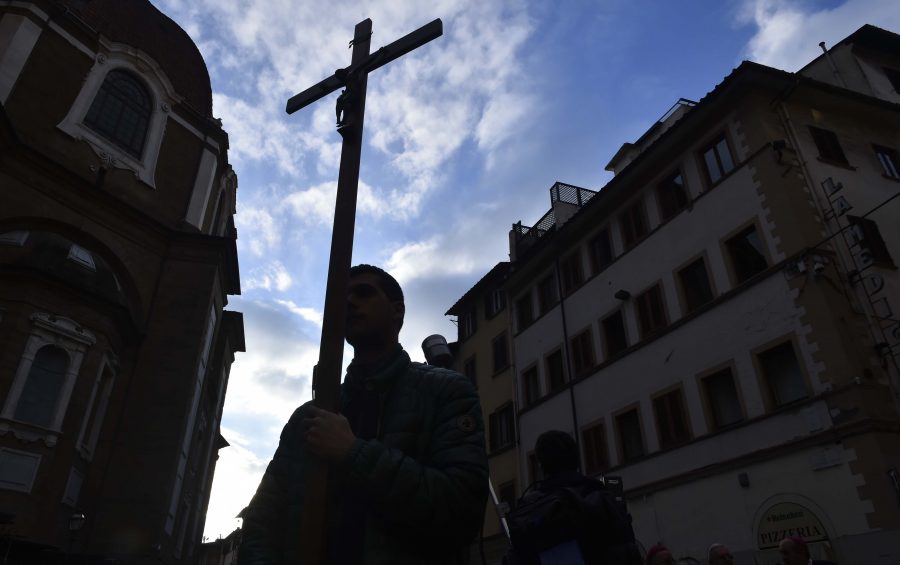 FIRENZE 9 novembre 2015.
Processione da S.Maria Novella per l'inizio del Convegno Ecclesiale Nazionale Firenze 2015.