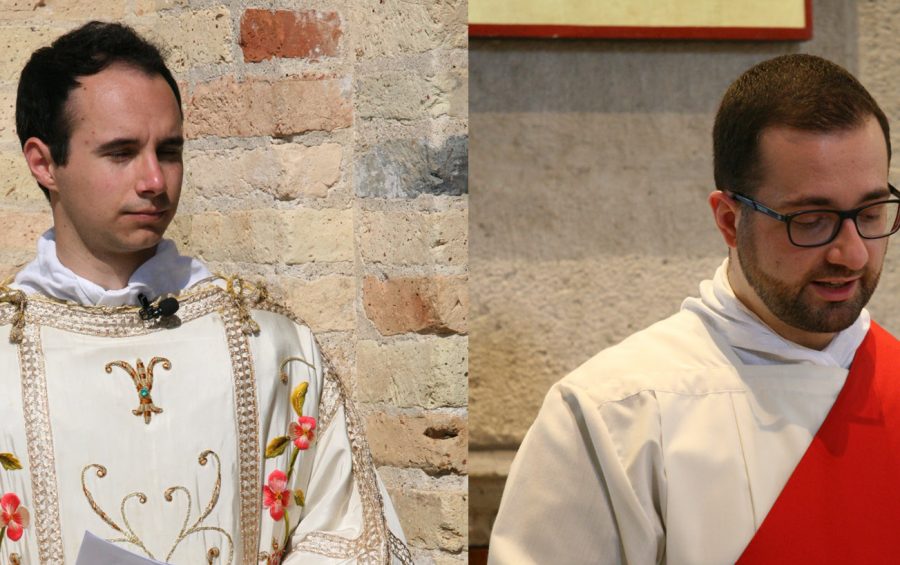 Il 27 giugno mons. Pellegrini ordina due giovani preti
